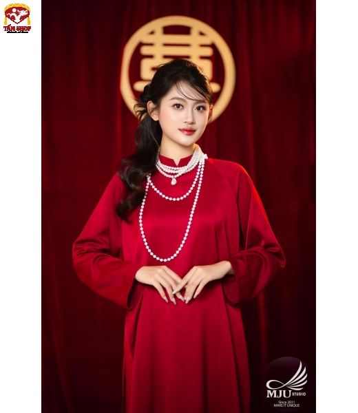 Bộ ảnh cưới của Vũ My - Duy Trung cực xinh trong tà áo chẽn xưa Việt Nam